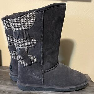 BearPaw Women's Charcoal Winter Boots